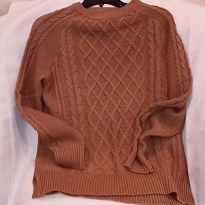 Old Navy brown knit sweater size M
